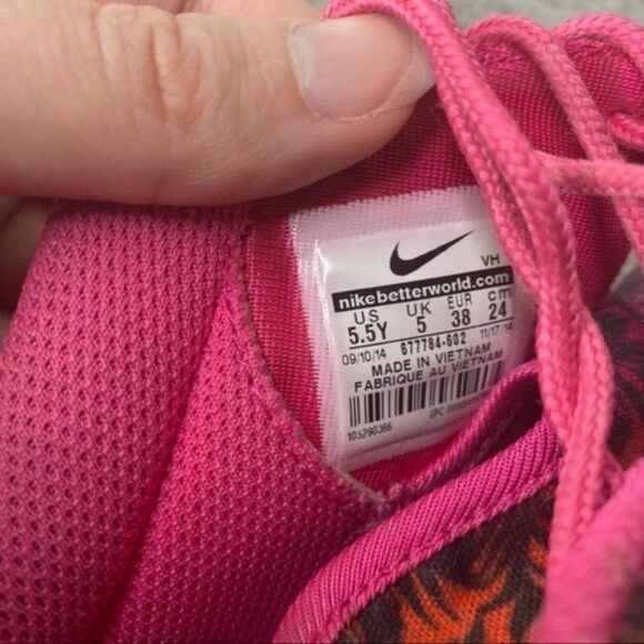 Nike Roshe Run Palm Tree Floral Running Shoes (677784-602) w 7 y 5.5 - Picture 9 of 10